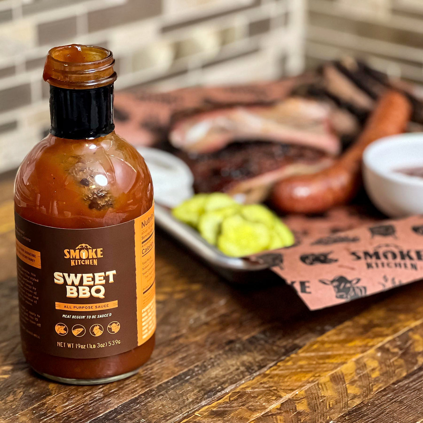 Smoke Kitchen Sweet BBQ Sauce – Smoked BBQ Source Smoke Kitchen Sweet BBQ Sauce – Smoked BBQ Source